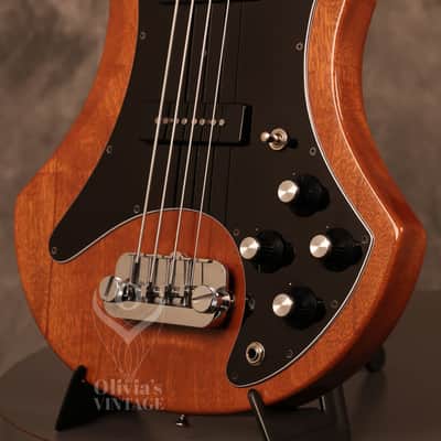 1977 Guild B 302-F FRETLESS Bass Natural Mahogany image 7