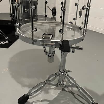 Precision Drum Company 8x14 Clear Acrylic Snare Drum 2017 - Clear image 2