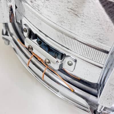 USED PEARL Japan Vintage Shell Snare Drum 14"x 5.5" Steel image 4
