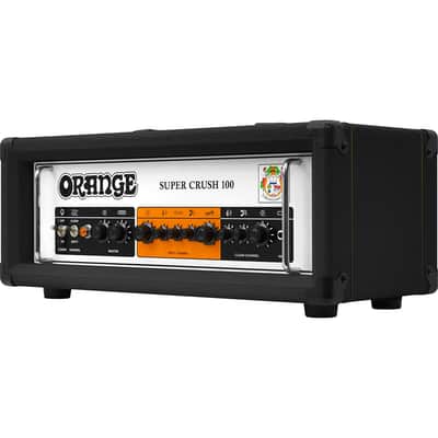 Orange Amplification Super Crush 100 2-Channel 100W Class A-B Power Guitar Amp Head, Black image 2