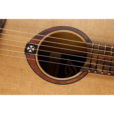 Lag Travel Rce Chitarra Acustica Travel Red Cedar Eq image 4