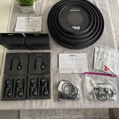 RTOM Black Hole Practice System + 10 bh Triggers (Complete Electronic Hybrid Drum Bundle) 2025 image 1