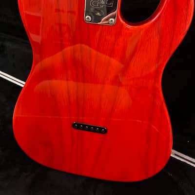 Left-handed G&L ASAT Bluesboy Semi Hollow 2010s - Clear Orange image 4