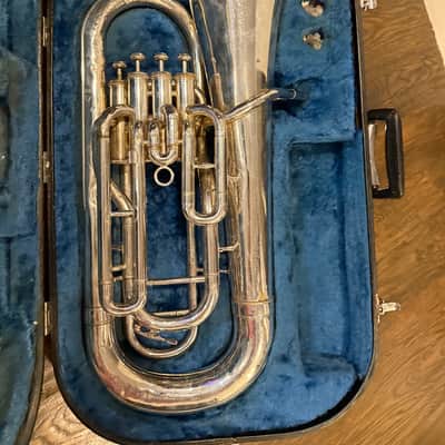 Yamaha YEP-321S Intermediate 4-Valve Euphonium 2010s - Silver-Plated image 11