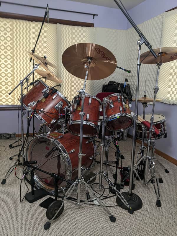 Sonor Horst Link Signature Series Bubinga Mid 1980's - Bubinga Wood with Heavy Beech Inner. image 1