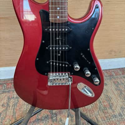 Focus 111S by Kramer Red Metallic Electric Guitar w Gig Bag image 1