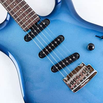 Music Man Luke 4 SSS Diesel Blue image 10