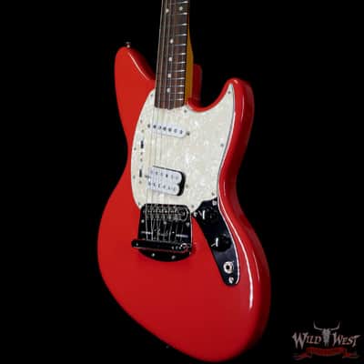 Fender Kurt Cobain Jag-Stang Rosewood Fingerboard Fiesta Red image 2