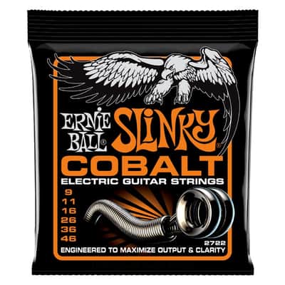 Hybrid Slinky Cobalt Electric Guitar Strings 9-46 Gauge Set FeCo-alloy enhanced magnetic properties image 1