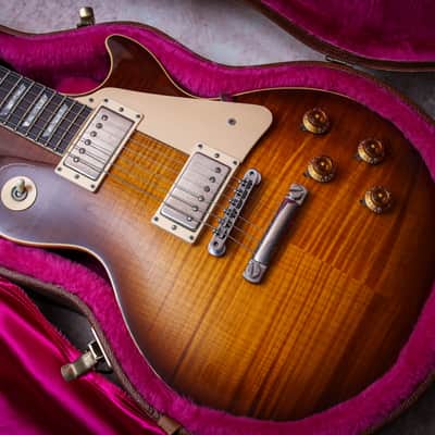 GIBSON USA Custom Shop Pre-Historic '59 Les Paul Standard Reissue " DarkBurst + Rosewood" (1989) image 2