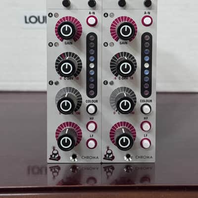 Matched Pair - Chroma 500 Series Twin Tone-Amp - with Roayl Blue Colour Module Blue image 1