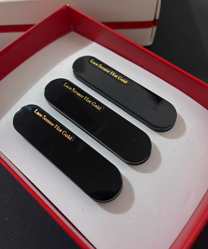 Fender LACE Sensors “Hot Gold w/Hot Bridge” Set