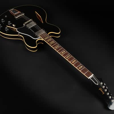 2021 Gibson Custom Shop '64 Trini Lopez Standard Reissue ES-335 - Ebony VOS | USA Semi-Hollow Vintage Diamond F Holes Firebird Headstock | CoA OHSC image 7
