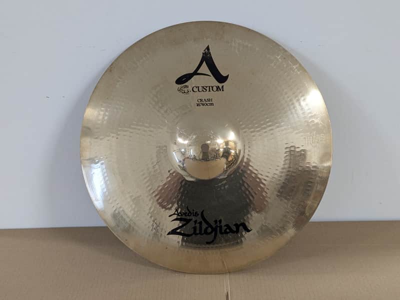 Zildjian 16" A Custom Crash Cymbal 1991 - Present - Brilliant image 1