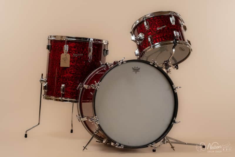 1960s Rogers Buddy Rich 'Headliner' Dayton Era in Red Onyx - 14x20, 9x13, 16x16 Bild 1