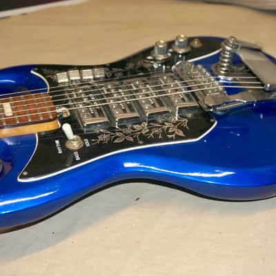 Teisco Del Rey ET-440 et440 Spectrum 4 Electric Guitar MIJ Made In Japan Vintage Blue image 10