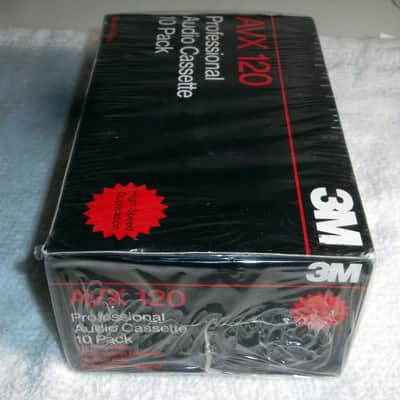 1-10 Pack 1980's 3M AVX 120 Minute High Speed Professional Cassette Tapes New Sealed NOS - Will Combine Shipping! image 2