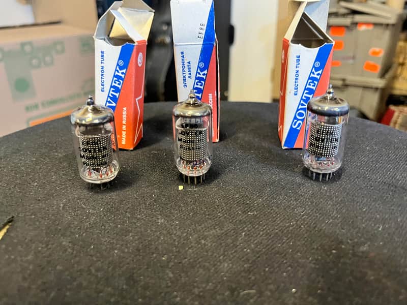 Sovtek Ef86 Tube lot of 3 NOS image 1