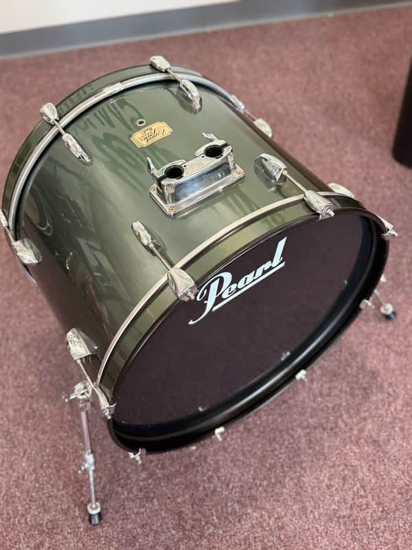 Pearl Export Series 22"x16" Bass Drum — Green image 1