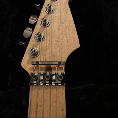 Partcaster Superstrat Ibanez Hybrid Red burst image 6