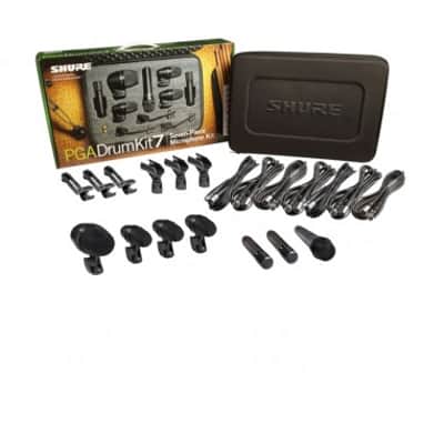 Shure PGADRUMKIT7 Kit da 7 microfoni per batteria image 1