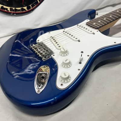 Fender Standard Stratocaster Strat Electric Guitar MIM - Made in Mexico - Electron Blue image 17