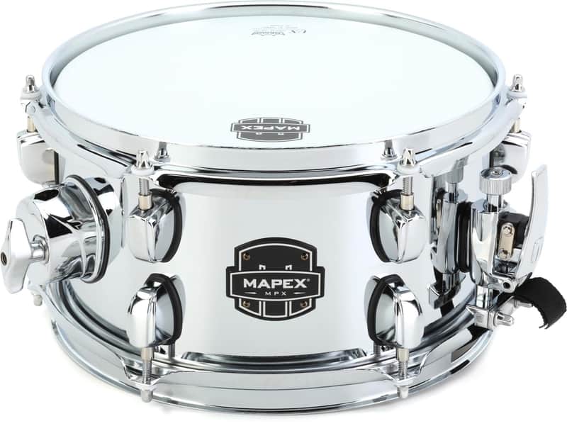 Mapex MPX Steel Side Snare Drum - 5.5 x 10-inch - Polished (MPNST0551CN) image 1