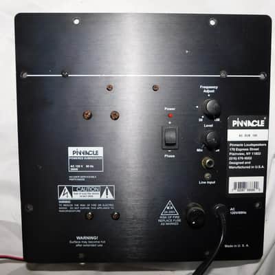 Pinnacle AC SUB 100 subwoofer plate amplifier image 1
