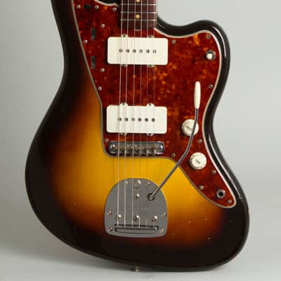 Fender Jazzmaster Solid Body Electric Guitar (1960), ser. #41163, original brown tolex hard shell case. image 3