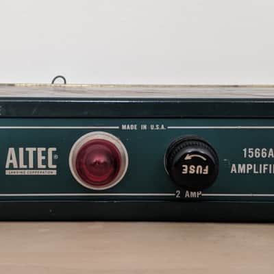 Altec 1566A Vintage Tube Microphone Preamp, Recapped/Fully Serviced 1960s Green image 2