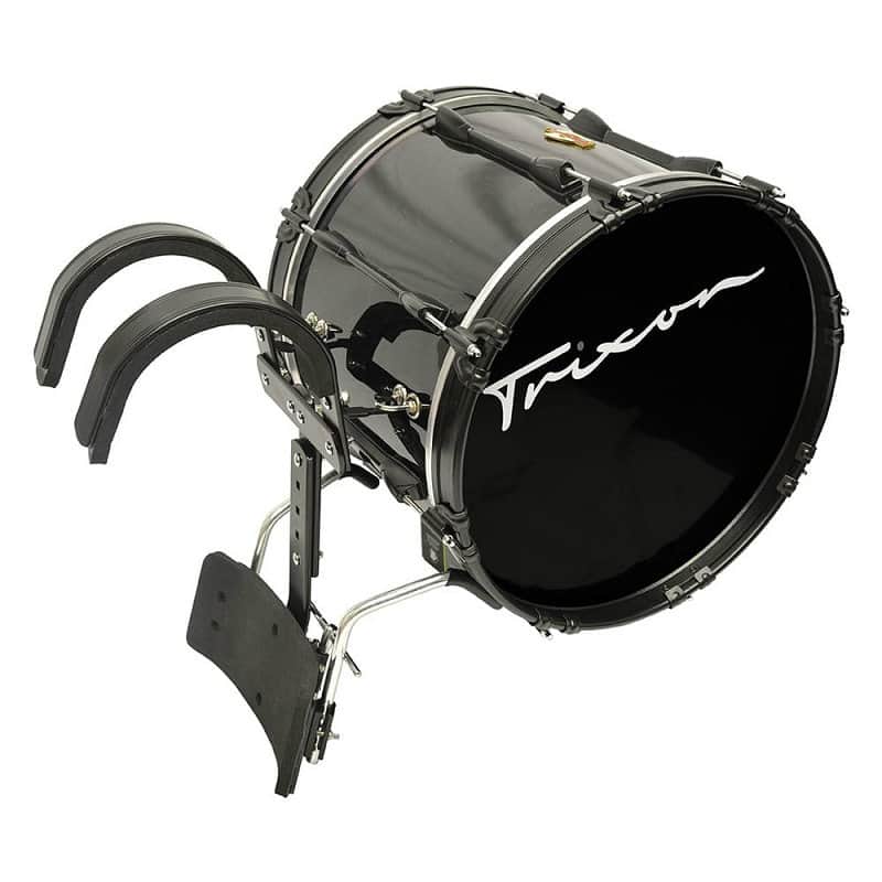Trixon Field Series Marching Bass Drum 22×14 - Black image 1
