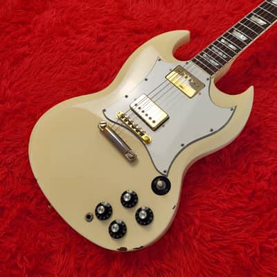 Bacchus BSG-68V SG Standard 1998  - Vintage Series - White  - Made In Japan MIJ image 3