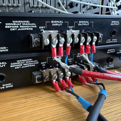 DBX 160X - PAIR WITH RARE AB1 CARDS INSTALLED image 6