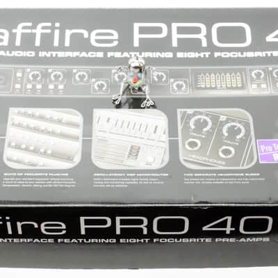 Focusrite Saffire PRO 40 Firewire Audio Interface +Neuwertig OVP+ 1.5J Garantie image 3