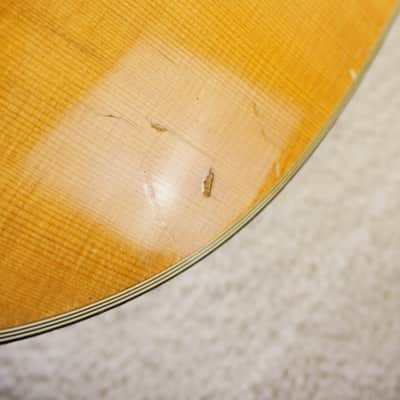 Vintage 1970s Penco A-6 Natural 000 Acoustic Guitar Hoshino Gakki MIJ image 10
