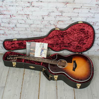 Taylor - (2025) 454ce TSB - 12-String Acoustic-Electric Guitar - Tobacco Sunburst Top - w/ Hardshell Case - x5050 CLEARANCE image 11