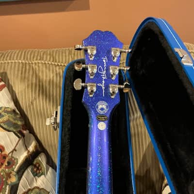 Epiphone Tommy Thayer Signature "Electric Blue" Les Paul Standard 2020 Electric Blue image 6