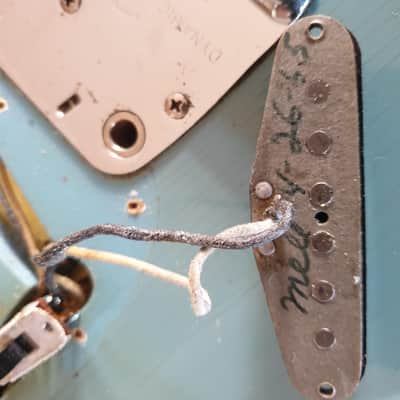 All original vintage 1965 pre-CBS L serial Fender Mustang in gorgeous Daphne blue! image 8