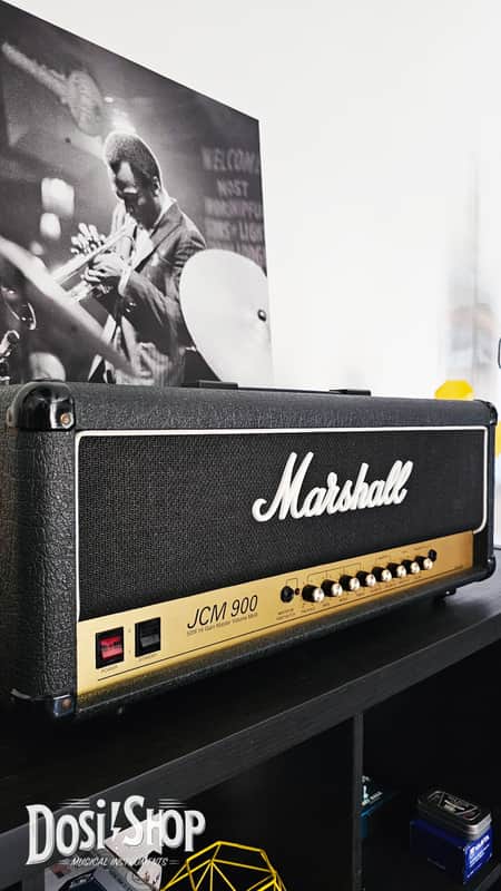 Marshall JCM 900 Model 2500 50-Watt Hi Gain Master Volume MkIII Head 1990s - Black image 1