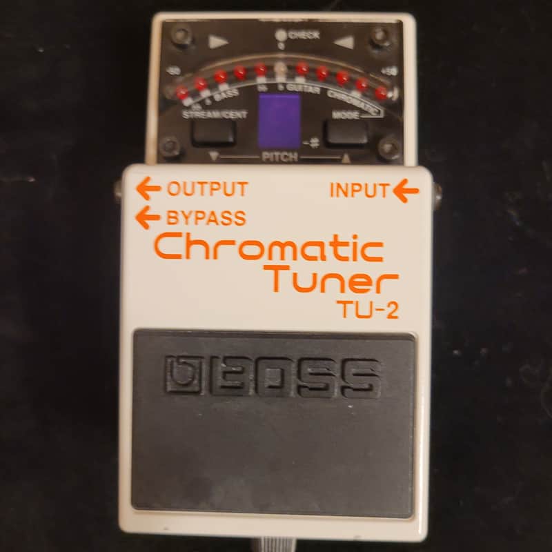 2000 Boss TU-2 Chromatic Tuner (Pink Label) Made in Taiwan - Vintage TU2 image 1