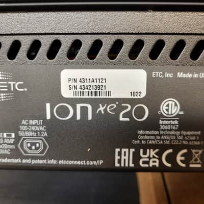 ETC ION-XE-20-2000 Lighting Control Console with 2048 Outputs and 20 Faders image 8