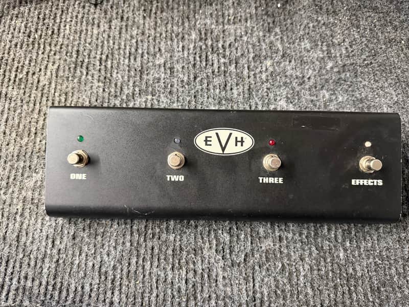 EVH 007-0926-000 100-Watt Head 4-Button Footswitch 2010s - Black image 1