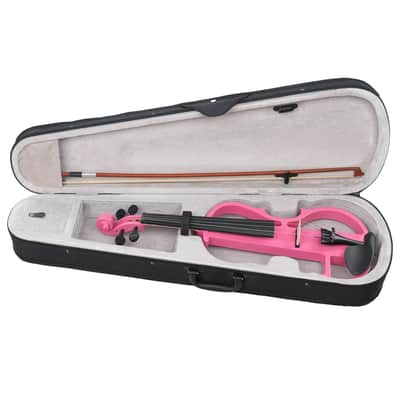 Cxxss Full Size 4/4 Bunnel Edge Electric Silent Violin for Student as gift image 6