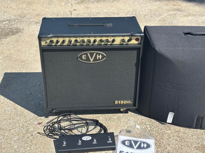 EVH 5150 III S EL34 3-Channel 50-Watt 1x12" Guitar Combo 2019 - Present - Black image 1