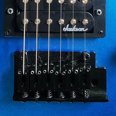 Jackson JS Series JS22 DKA Dinky Archtop with Amaranth Fretboard 2019 - Present - Metallic Blue image 2