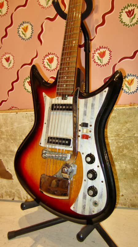 Silvertone 759-1436-1 Solidbody Electric 1960s - Sunburst image 1
