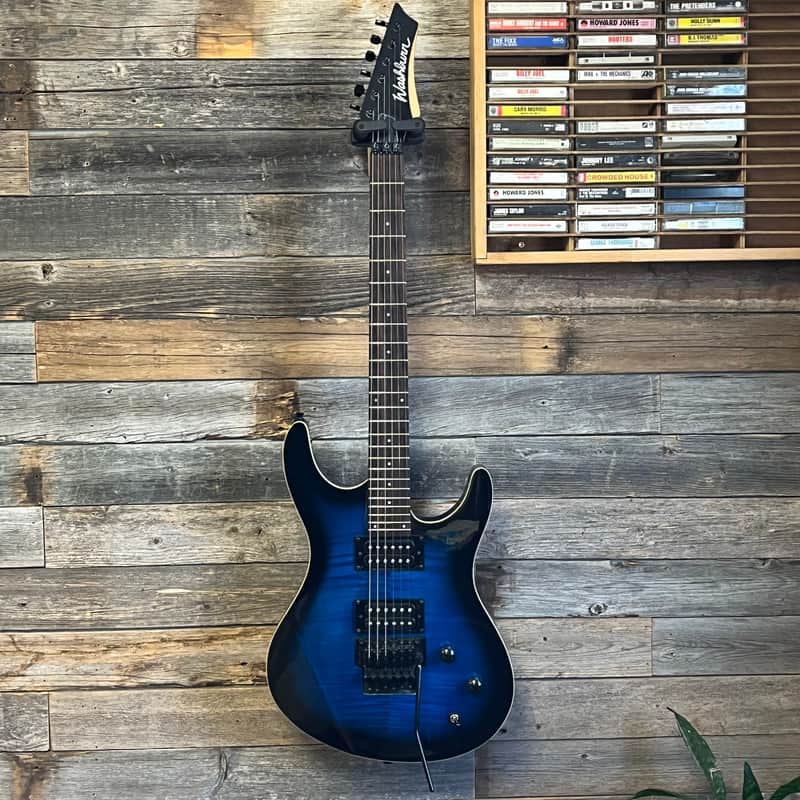 17601) Washburn RX22 FR-FB-LB - Flame Blue Burst | Reverb