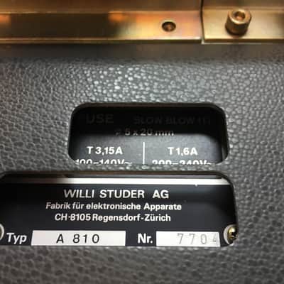 STUDER A810. Tape Recorder. Fully tested image 8
