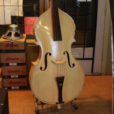 King Mortone Double Bass Blonde c1960 image 1
