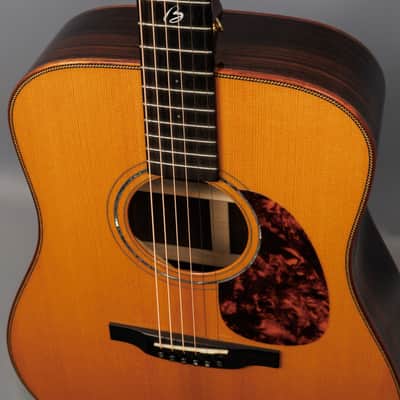 2020 Boucher BG-52-GM Bluegrass Goose Dreadnought Guitar w/ Gold/Master Packs image 5